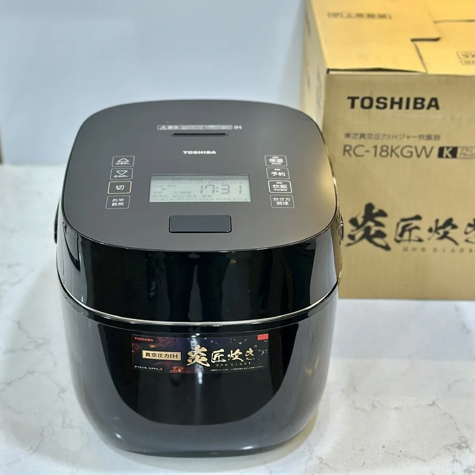 Nồi cơm điện cao tần áp suất chân không 1.8L Toshiba RC-18KGW - Ảnh 4