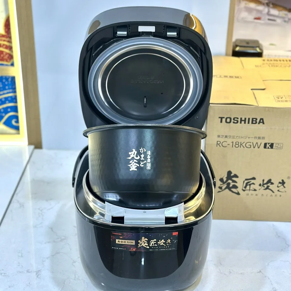 Nồi cơm điện cao tần áp suất chân không 1.8L Toshiba RC-18KGW - Ảnh 8