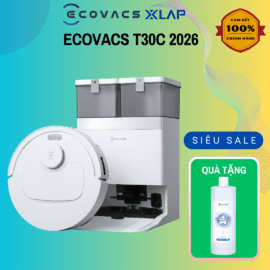 Robot Hút Bụi Lau Nhà Ecovacs Deebot T30C 2026- Trắng