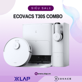 Robot hút bụi lau nhà và máy hút bụi cầm tay Ecovacs Deebot T30S Combo 2026