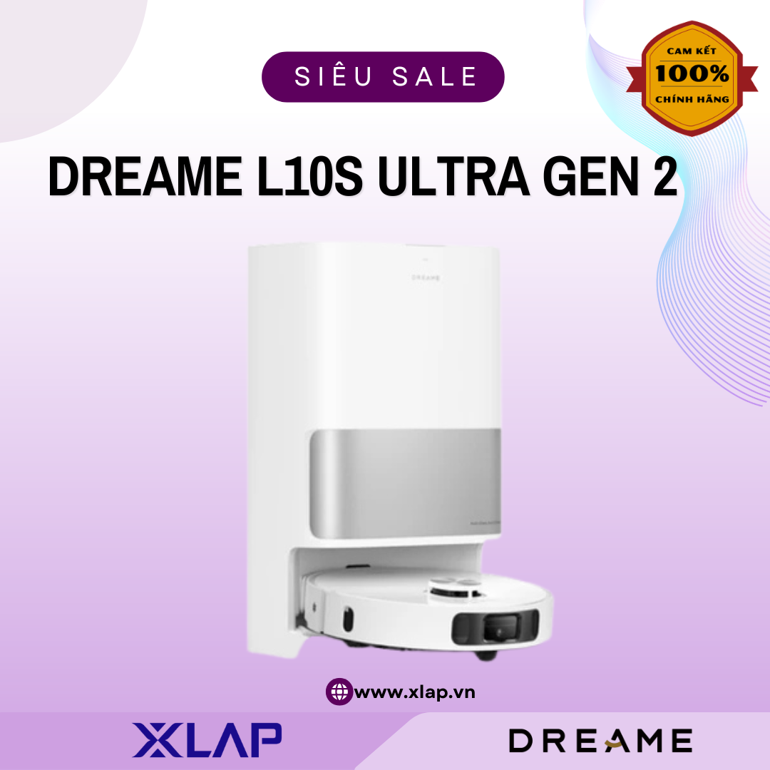 Robot hút bụi lau nhà Dreame L10s Ultra Gen 2 – Hàng Chính Hãng