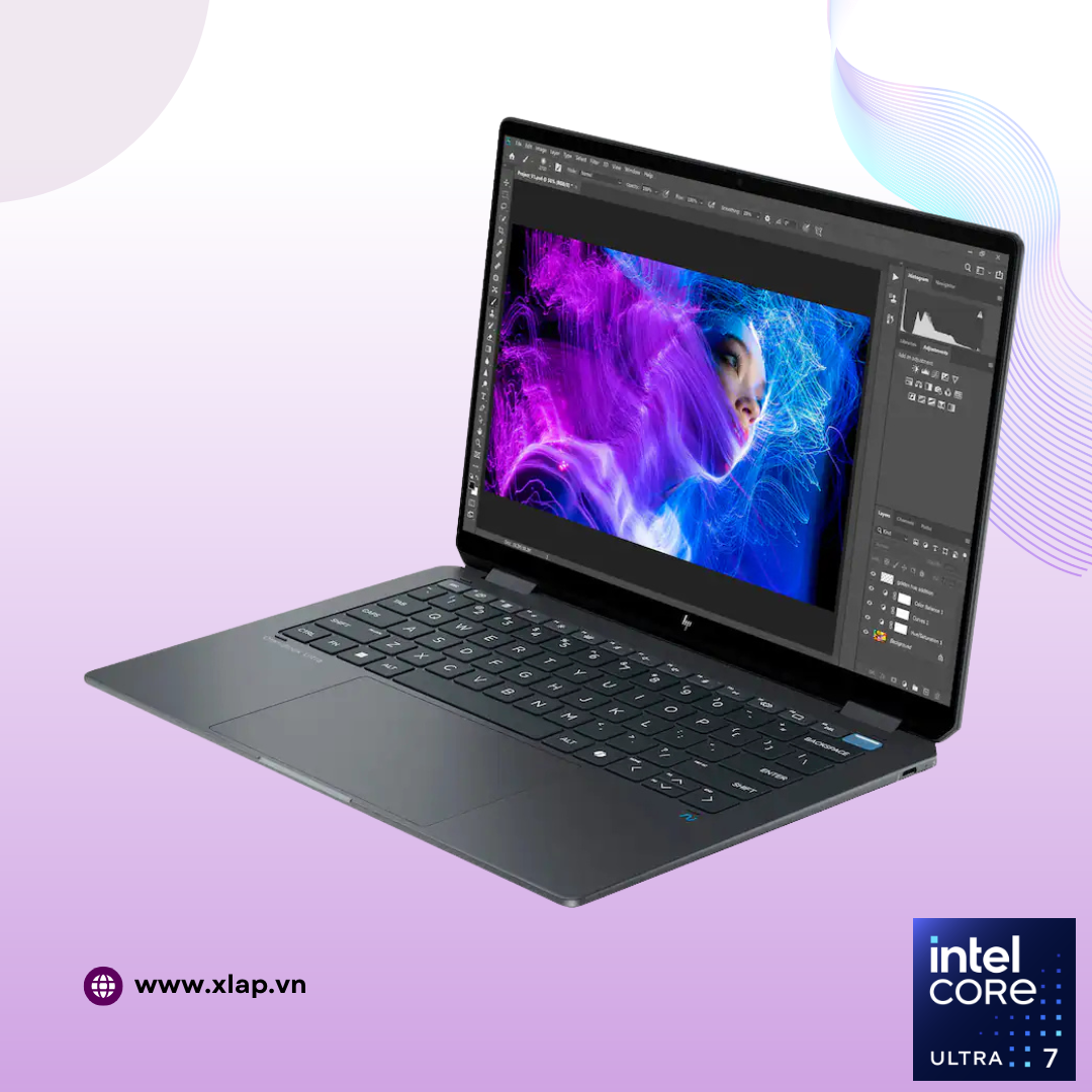 HP OmniBook Ultra Flip - 14" 3K OLED - Intel Core Ultra 7 256V - 16GB RAM- 1TB SSD - Gray NEW - Ảnh 4