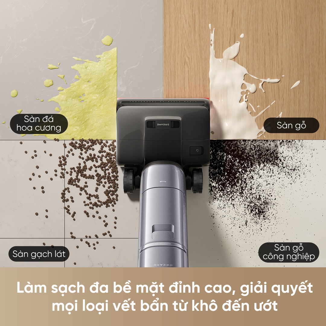 Máy hút bụi lau sàn Dreame H16 Pro Steam - Bản Quốc Tế - Ảnh 2