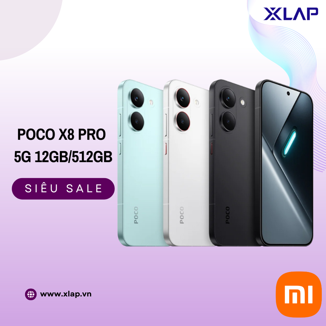 Điện thoại Xiaomi Poco X8 Pro 12GB/512GB Quốc tế | Hàng chính hãng