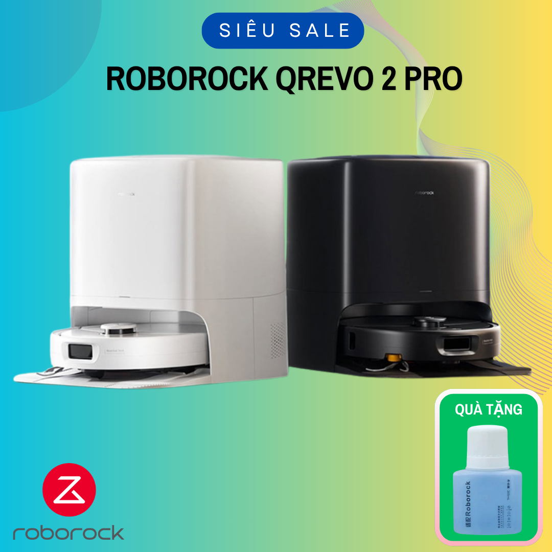 Robot Hút Bụi Lau Sàn Roborock Qrevo 2 Pro