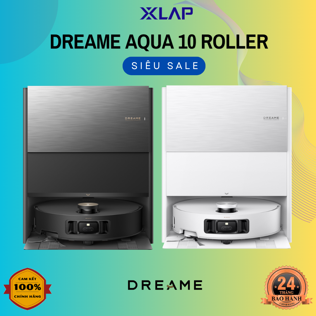 Robot hút bụi lau nhà Dreame Aqua 10 Roller – Hàng Chính Hãng