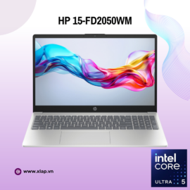 Laptop HP 15-FD2050WM (Core Ultra 5 225U, 8GB DDR5, 512GB SSD, 15.6 inch FHD Touch, Windows 11, Natural Silver, NK)