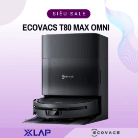 Robot hút bụi lau nhà Ecovacs Deebot T80 Max Omni - Lực hút 40.000 Pa - Chính hãng