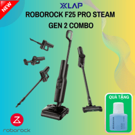 Roborock F25 Pro Steam Gen 2 Combo - Máy Hút Bụi Lau Sàn Hơi Nước Nóng 180°C – Bản Quốc Tế